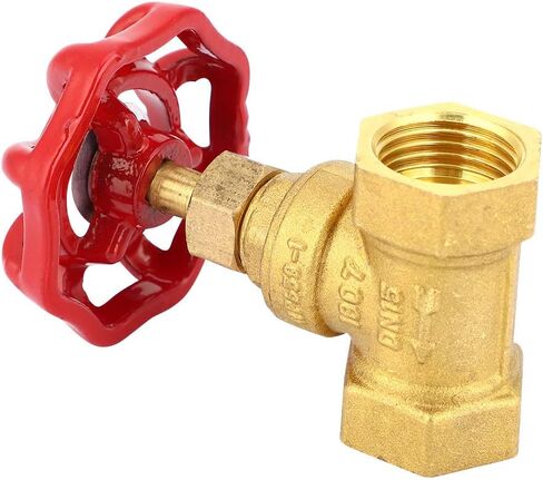 DN15 G1/2in النحاس غلوب اغلاق صمام أنثى الموضوع اثنين من الأختام صمام التوقف للمياه الغاز مكافحة الضغط in Kuwait