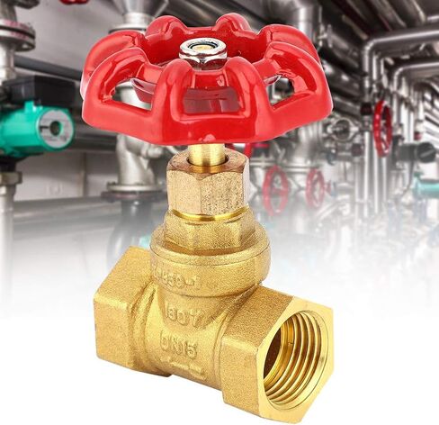 DN15 G1/2in النحاس غلوب اغلاق صمام أنثى الموضوع اثنين من الأختام صمام التوقف للمياه الغاز مكافحة الضغط in Kuwait