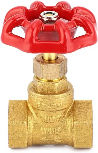 DN15 G1/2in النحاس غلوب اغلاق صمام أنثى الموضوع اثنين من الأختام صمام التوقف للمياه الغاز مكافحة الضغط in Kuwait