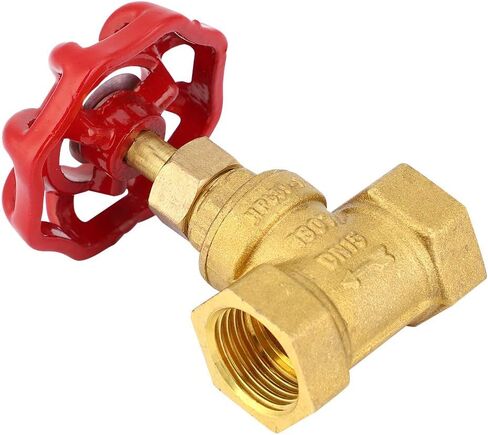 DN15 G1/2in النحاس غلوب اغلاق صمام أنثى الموضوع اثنين من الأختام صمام التوقف للمياه الغاز مكافحة الضغط in Kuwait