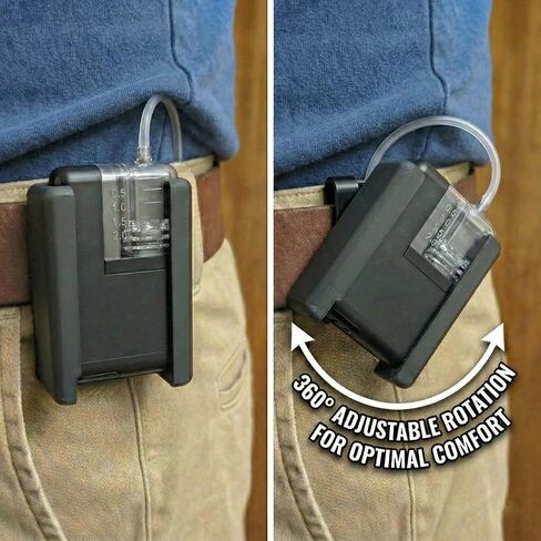 Case Compatible with Tandem Mobi Insulin Pump - 360° Rotating Widened Metal Clip & Charge-Through Design, Secure Protective Accessories for Active Diabetics in Saudi Arabia