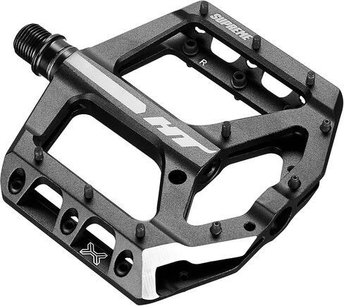 H.T. Enterprises HT Pedals Ans10 Supreme Platform Pedals; Crmo - Stealth Black - 102001ANS10101301 in Saudi Arabia