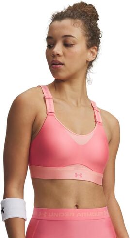 Under Armor Womens Infinity High Impact Prots ، (101) White / / White ، X-Small A-C in Saudi Arabia