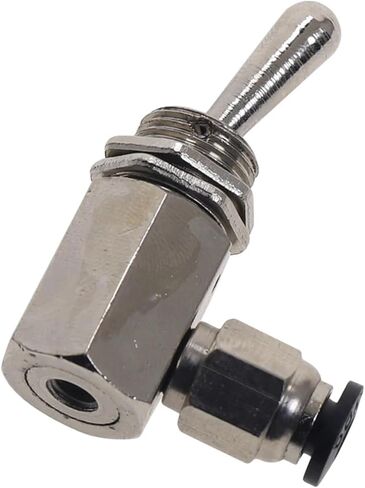 صمام ميكانيكي هوائي هوائي TV-3S صمام العادم 2 موضع 2 طريقة تشغيل/إيقاف M5 مفتاح تبديل مع تركيبات (مع تركيب 6 مم) in Kuwait