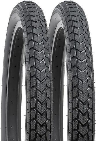 YUNSCM 2-PCS 20" Bike Tires 20x2.10/54-406 Compatible with Road Bike 20x2.1 20 * 2.10 Kids Bicycle Tires in Saudi Arabia