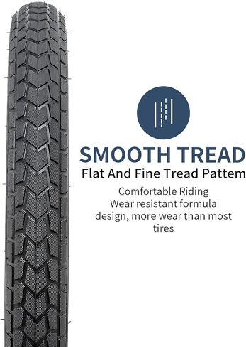 YUNSCM 2-PCS 20" Bike Tires 20x2.10/54-406 Compatible with Road Bike 20x2.1 20 * 2.10 Kids Bicycle Tires in Saudi Arabia