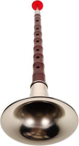 Mikinona Professional Suona Plastic Wind Instrument with Resin Material Silver Finish, High Strength Anti-corrosion Suona Horn for Beginner and Performance Use in Saudi Arabia