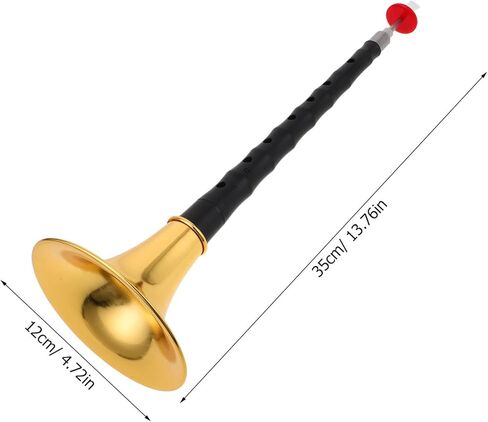 BestonZON مفتاح Suona Horn D الصيني التقليدي مع لمسة نهائية من خشب الأبنوس الراتنجي، سونا عالية القوة مضادة للتآكل للمبتدئين والأداء الشعبي مع جرس مطلي بالذهب in Saudi Arabia