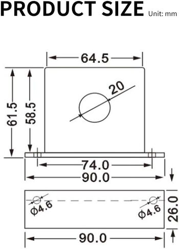 محول طاقة تيار متردد SZT20 10 فولت عالي الدقة يعمل بالطاقة الذاتية 0 200 أمبير مدخل تيار مستمر 0 10 فولت مخرج لحماية المحركات الصناعية وأنظمة مراقبة الطاقة in Kuwait