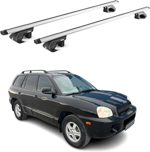 OMAC Roof Rack Cross Bars Luggage Carrier for Hyundai Ioniq 5 2022-25 Gray 2X in Kuwait