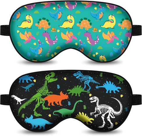 2 Pack Sleep Mask for Kids, Cute Unicorn Mermaid Blackout Sleeping Mask, Eye Cover with Adjustable Strap, Soft Eye Blindfold for Girls Women Home Travel Party, Ocean Rainbow Animal Blindfold Pink in Saudi Arabia