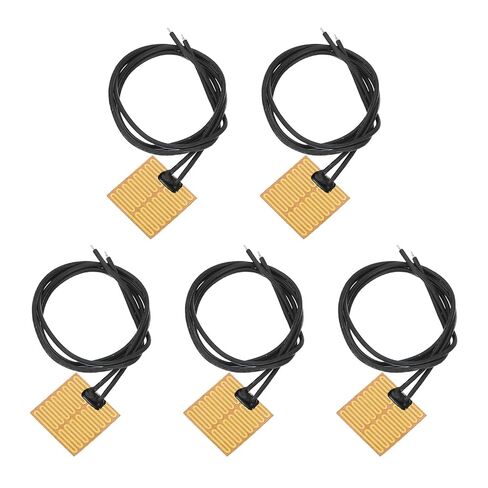 MECCANIXITY 5pcs Heater Film Heating Plate, 4.2W 5V Polyimide Heat Pad Adhesive PI Heater Elements Film 32mmx32mm Heater Strip for Constant Temperature in Saudi Arabia