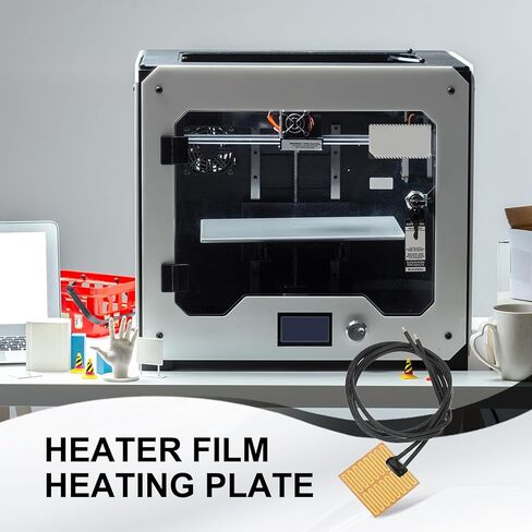 MECCANIXITY 5pcs Heater Film Heating Plate, 4.2W 5V Polyimide Heat Pad Adhesive PI Heater Elements Film 32mmx32mm Heater Strip for Constant Temperature in Saudi Arabia