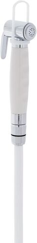 Ambassador Marine Aidack- Transom Shower (Hot/Cold Mixer), Arctic White Cup & Lid, Hammer-Head Arctic White Sprayer, 10' White Rubber Hose, Chrome Aidack Handle - 136-1714-AW-W in Saudi Arabia