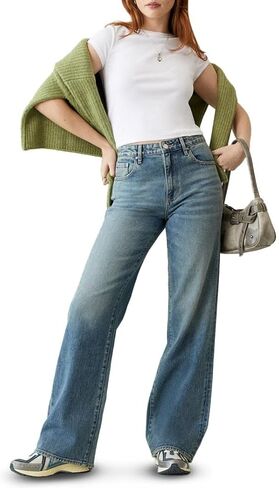 PacSun Women's Bella Stretch Dark Indigo Mid Rise Denim Mini Skirt - Multicolor in Kuwait