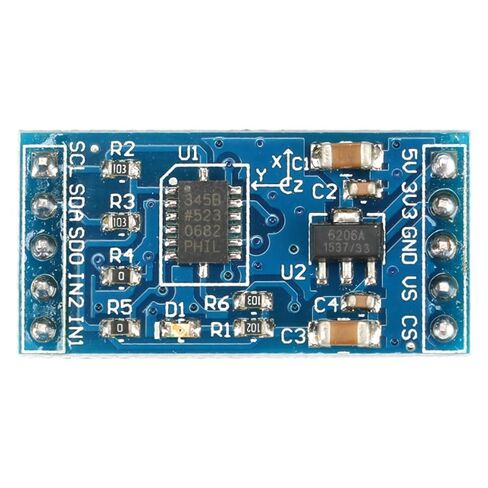 وحدة مستشعر تسريع الإمالة الرقمية ADXL345، مخرج IIC I2C/SPI، طاقة منخفضة، RT9161 متكامل، للروبوتات in Kuwait