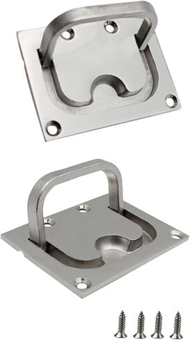 مزلاج قفل عملي دافق سحب حلقة مقابض راحة قارب يفقس مزلاج جبل مقبض مخفي in Kuwait