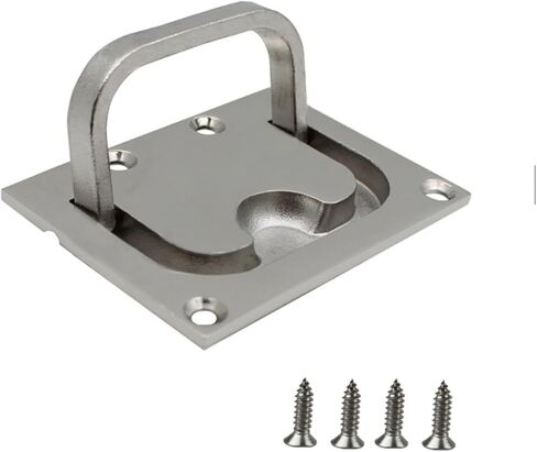 مزلاج قفل عملي دافق سحب حلقة مقابض راحة قارب يفقس مزلاج جبل مقبض مخفي in Kuwait