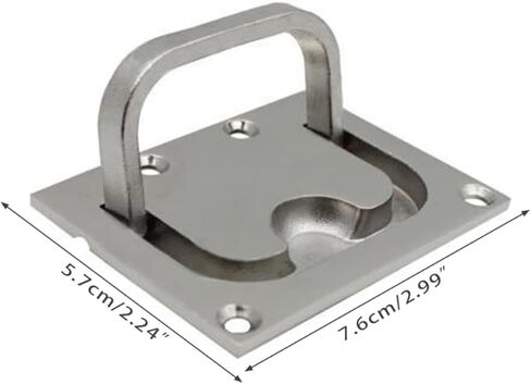 مزلاج قفل عملي دافق سحب حلقة مقابض راحة قارب يفقس مزلاج جبل مقبض مخفي in Kuwait