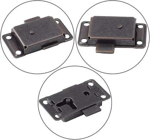 Latch Lock Decorative Furniture Locks Antique Iron Drawer Locks with Key Jewelry Wooden Box Latch Furniture Hardware in Saudi Arabia