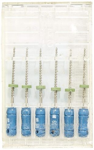 6023 Endo Hand K-File، مستدق 0.02 مم، طول 21 مم، من الفولاذ المقاوم للصدأ، مقاس 60 طرف، أزرق، عبوة من 6 قطع in Saudi Arabia