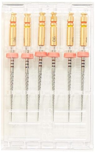 825-6205 K3 NiTi Endo File, 0.06mm Taper, Orange Taper, 20 Tip Size, Yellow Tip Color, Nickel-Titanium, 25mm Length, Pack of 6 in Saudi Arabia