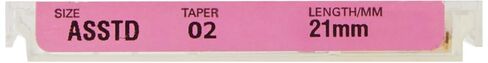 825-2021 K3 NiTi Endo File, 0.02mm Taper, Pink Taper, 15-40 Tip Size, Assorted Tip Color, Nickel-Titanium, 21mm Length, Pack of 6 in Saudi Arabia