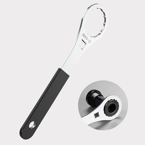 Bike Bottom Bracket Tool for 40.5 OD 16 Notch, Cr-V Steel + Ni-Cr Plating 1/2" Driver Bicycle Bottom Bracket Bearing Install Removal Tool Compatible with SM-BBR60/BB-MT801/XT-M8000/SLX-M7000/UT 1O5 in Saudi Arabia