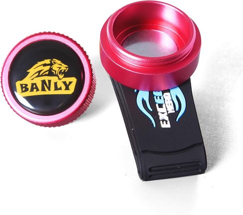 Banly Round Pool Chalk Holder - Portable Pool Cue Chalk Holder, Magnetic Mini Chalk Holder Pool Billiards, Pool Cue Chalk Case Container Box for Billiard Cue Tip Tool Snooker Pool Table Accessory in Saudi Arabia