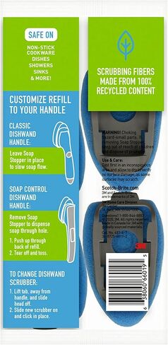 Scotch-Brite Non-Scratch Dishwand Refills, 4 Refills in Saudi Arabia