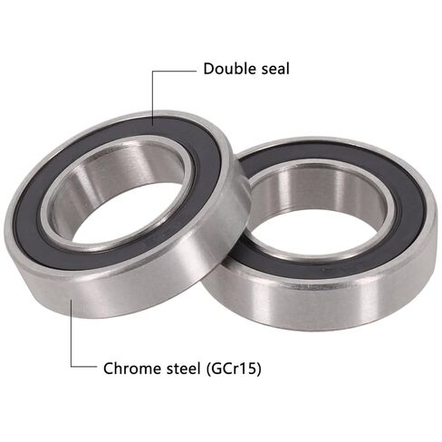 2 قطعة محامل كروية 12268-2RS، 12x26x8 مم، 12268 RS محمل مطاطي مزدوج مختوم، أداء مستقر ومشحم مسبقًا، محامل كروية ذات أخدود عميق in Kuwait