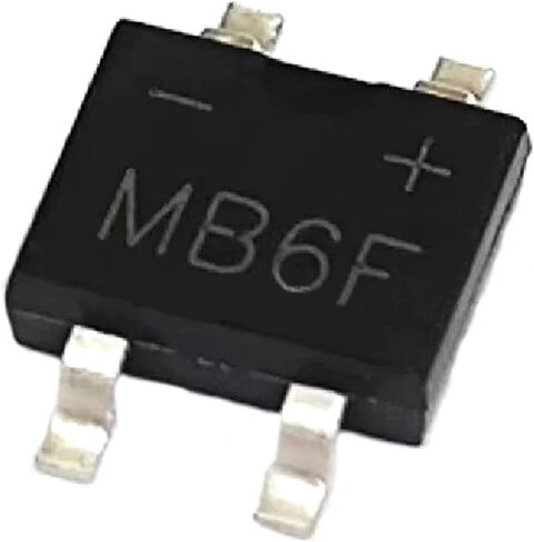 100Pcs MB6F MB-F SMD Rectifier Bridge 0.5A 600V Ultra-Thin Stacks in Saudi Arabia