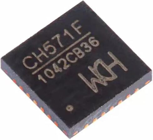 1Pcs CH571F(QFN28) CH573F CH9102X CH9120 QFN24/28 32-bit RISC Microcontroller Chip with Integrated BLE Wireless Communication(CH9102X(QFN28)) in Saudi Arabia