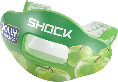 Shock Doctor Flavored Guard Mouth Guard - Max Air Flow, Full Mouth Protection Compatible with Braces, Lip Guard, Instant Fit Mouthguard for Football, Hockey, Lacrosse in Saudi Arabia