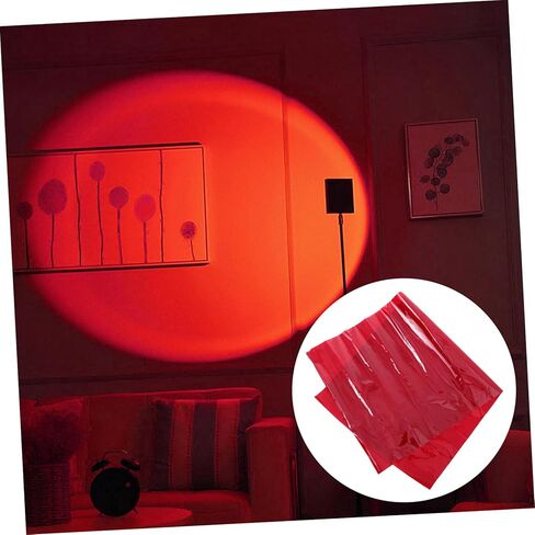 SOLUSTRE Mood Lighting Overlay Film Color Correction Gel for Photography DIY Projects for Bedroom Lamps Easy to Cut Apply Enhance Lighting Effects Background in Saudi Arabia