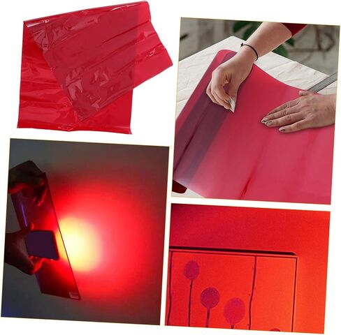 SOLUSTRE Mood Lighting Overlay Film Color Correction Gel for Photography DIY Projects for Bedroom Lamps Easy to Cut Apply Enhance Lighting Effects Background in Saudi Arabia