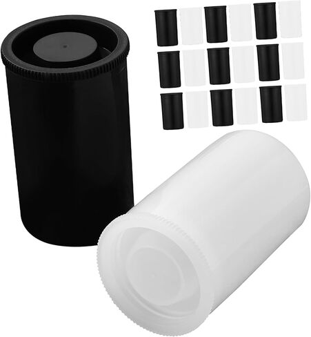 20pcs Empty Camera Reel Storage Containers Film Canisters Pe Material Film Organizer Compact Design for Travel Photography in Saudi Arabia