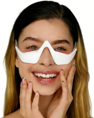 Under Eye Red Light Therapy Device, Red Light Therapy Glasses for Eye, Newtiful Eye Pods for Eye Bags, Lightweight Eye Massager, Red Light Eye Therapy Eyepods for Under Eye Dark Circless in Saudi Arabia