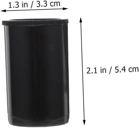 DECHOUS 10Pcs Film Canisters with Caps Durable Storage Containers for Camera Film Accessories and More Compact and Lightweight Design for Easy Carrying in Saudi Arabia