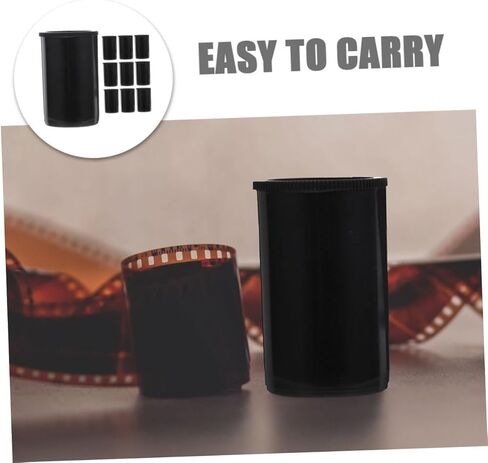 DECHOUS 10Pcs Film Canisters with Caps Durable Storage Containers for Camera Film Accessories and More Compact and Lightweight Design for Easy Carrying in Saudi Arabia