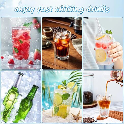 2-in-1 Ice 500ml Cube Bottle with Straw - Easy Press Ice Tray Water Bottle, Leak Proof Lid, Touch-free Vertical Ice Maker for Freezer, Travel, Gym & Home Use in Kuwait