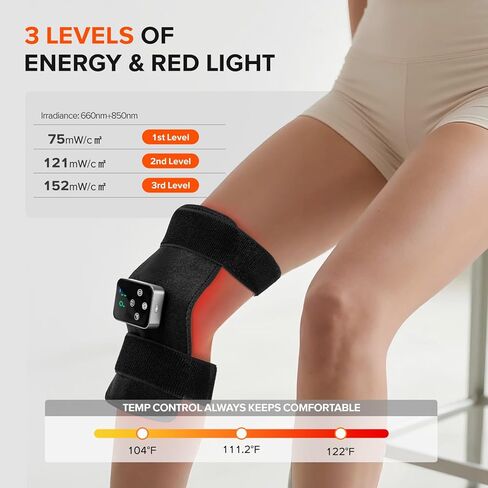Cordless Red Light Therapy Belt, 3000mAh Battery Rechargeable Magnetic LED Screen Controller, Portable & Cordless, 12.4" * 5.7" Cordless Infrared Red Light Therapy for Body Back Knee Leg in Saudi Arabia