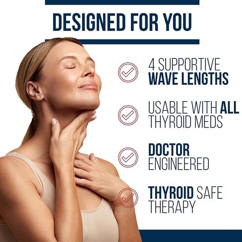 Thyro Light – Red & Near Infrared (NIR) Light Therapy Device for Neck and Thyroid Area – 630nm, 660nm, 830nm, 850nm – Supports Circulation, Relaxation & Wellness by Dr. Westin Childs in Saudi Arabia