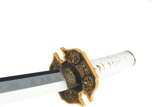 سيف ياماتو فيرجيل V5 من البلاستيك LED مضيء مقاس 41 بوصة، سيف تنكري ديفيل ماي كراي مع حامل حزام، شفرة مملة in Kuwait