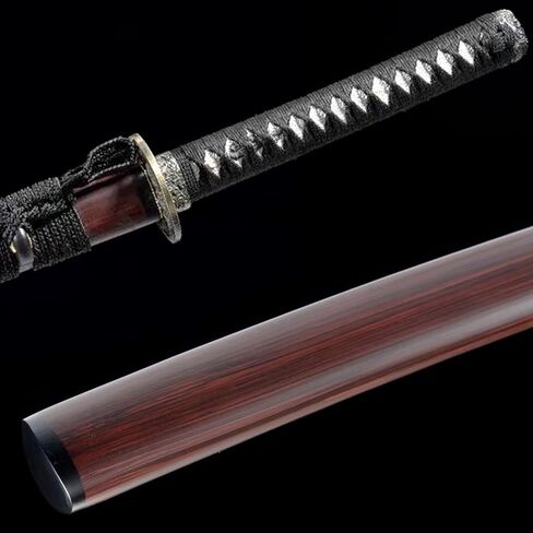 Dragon Abyss Katana Sword T10 Steel Clay Tempered Nice Hamon Very Sharp Top Handmade Japanese Samurai Sword Full Tang in Saudi Arabia