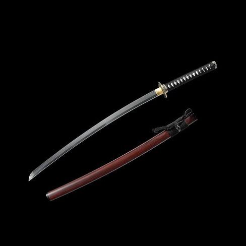 Dragon Abyss Katana Sword T10 Steel Clay Tempered Nice Hamon Very Sharp Top Handmade Japanese Samurai Sword Full Tang in Saudi Arabia