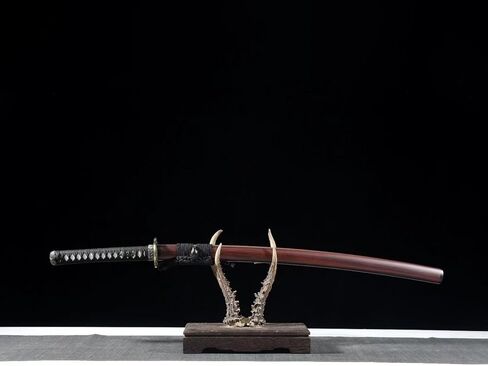 Dragon Abyss Katana Sword T10 Steel Clay Tempered Nice Hamon Very Sharp Top Handmade Japanese Samurai Sword Full Tang in Saudi Arabia