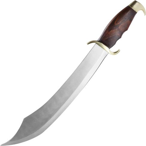 MedievalDepot السيف الفارسي المحارب العربي القصير - شفرة من الفولاذ الكربوني مع مقبض من الخشب الصلب وغمد من الجلد الطبيعي in Kuwait