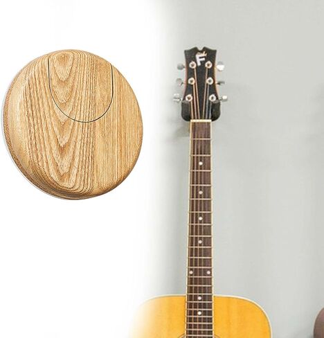 حامل خطاف جداري للجيتار، حامل جيتار على الحائط، شماعات خشبية، حامل جيتار لآلة القيثارة المندولين، أبيض in Kuwait