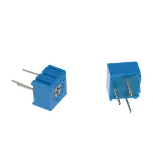 5K Ohm Carbon Film Trimmer Potentiometer 3362P-502 Single Turn Precision Adjustable Resistor Potentiometer Trimmer Top Adjustable Level Variable Resistor in Saudi Arabia